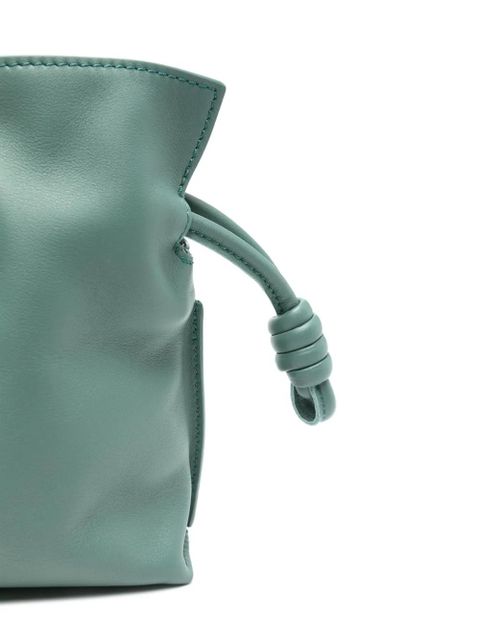 LOEWE mini Flamenco clutch bag - Green