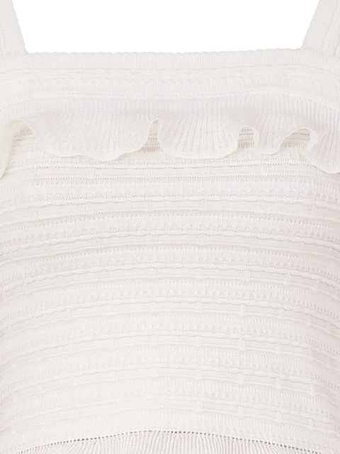 ZIMMERMANN Luna ruffled top - White - zdjęcie produktu nr 2