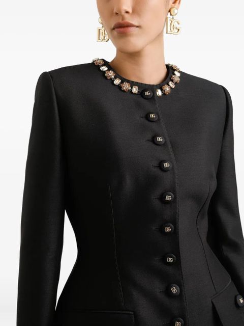 Dolce & Gabbana DNA embellished button-up jacket - Black - zdjęcie produktu nr 2