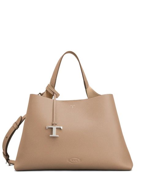 Tod's logo charm top handle tote bag - Neutrals - zdjęcie produktu nr 1