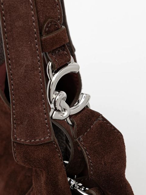 Coccinelle torebka zamszowa kolor brązowy E1.THE.58.01.01