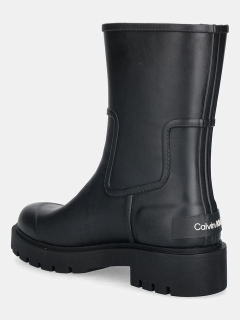 Calvin Klein kalosze MID RAINBOOT RUBBER damskie kolor czarny YW0YW02004 - zdjęcie produktu nr 2
