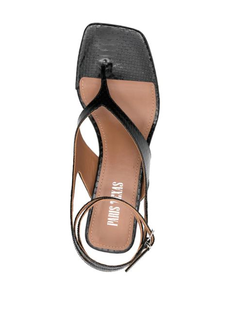 Paris Texas Portofino 55mm leather sandals - Black