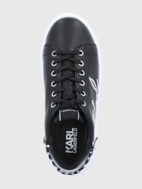 Karl Lagerfeld Buty skórzane KAPRI KL62572.000 kolor czarny na platformie - zdjęcie produktu nr 2