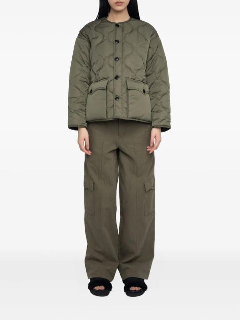 Zadig&Voltaire Bunji quilted patch-pocket jacket - Green - zdjęcie produktu nr 2