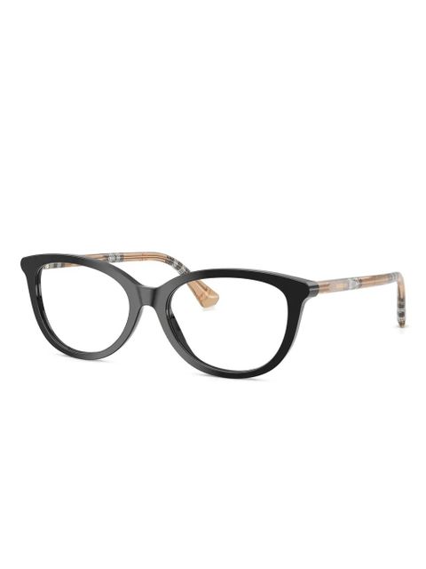 Burberry Eyewear check-pattern frames - Black