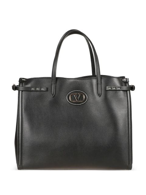 Valentino Garavani Antibes leather tote bag - Black - zdjęcie produktu nr 1