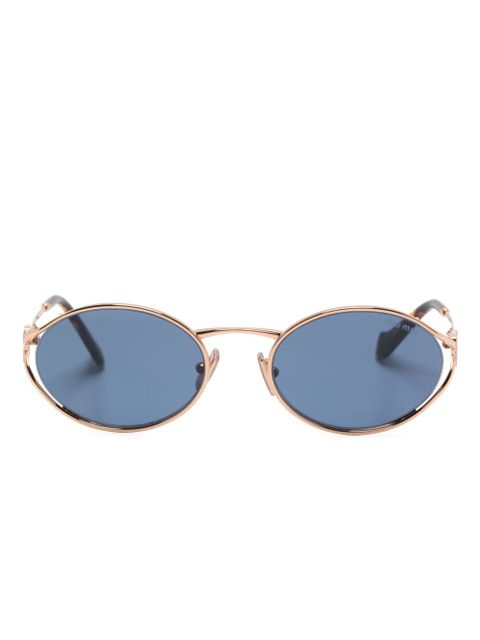 Miu Miu Eyewear oval-frame sunglasses - Pink - zdjęcie produktu nr 1