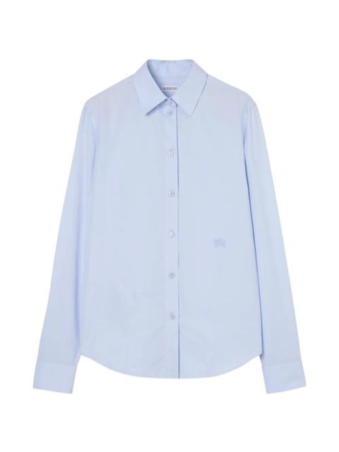 Burberry regular-fit cotton poplin formal shirt - Blue - zdjęcie produktu nr 1