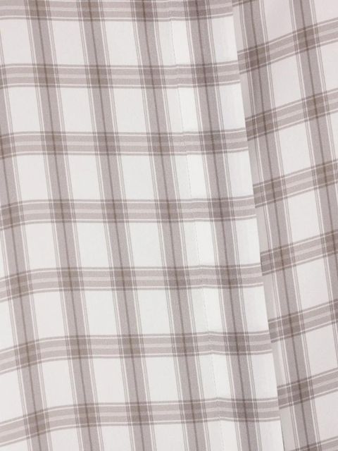 LOEWE checked silk shirt - White