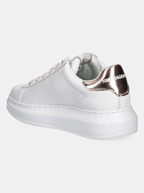 Karl Lagerfeld sneakersy skórzane KAPRI kolor biały KL62538K