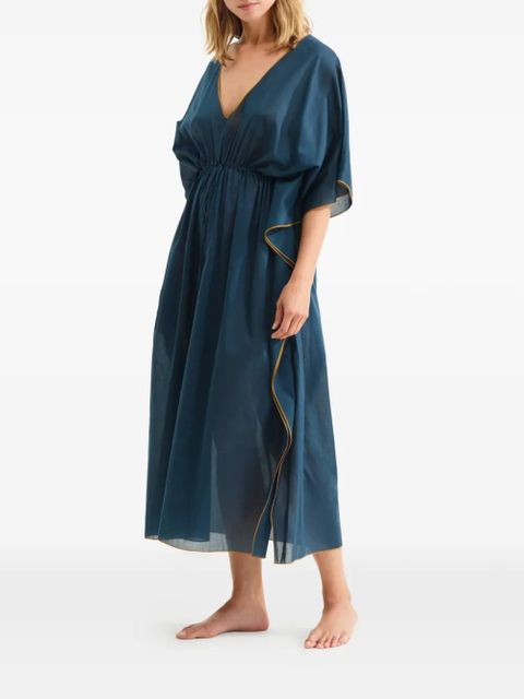 ERES Voilier V-neck kaftan - Blue