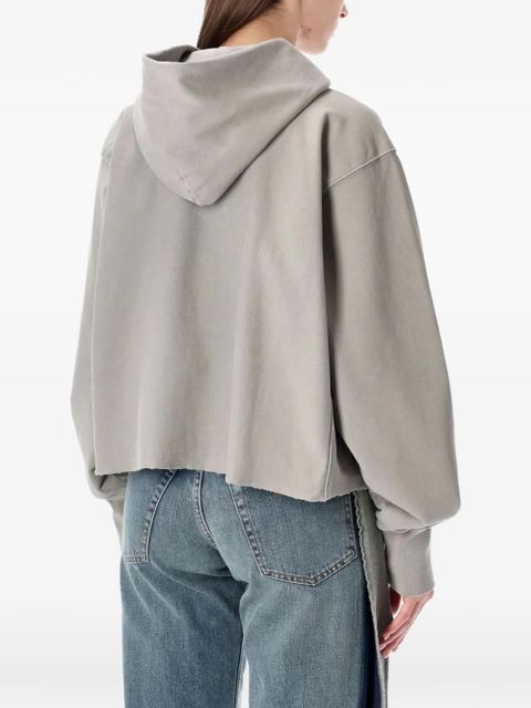 Maison Margiela frayed cotton sweatshirt - Grey - zdjęcie produktu nr 2