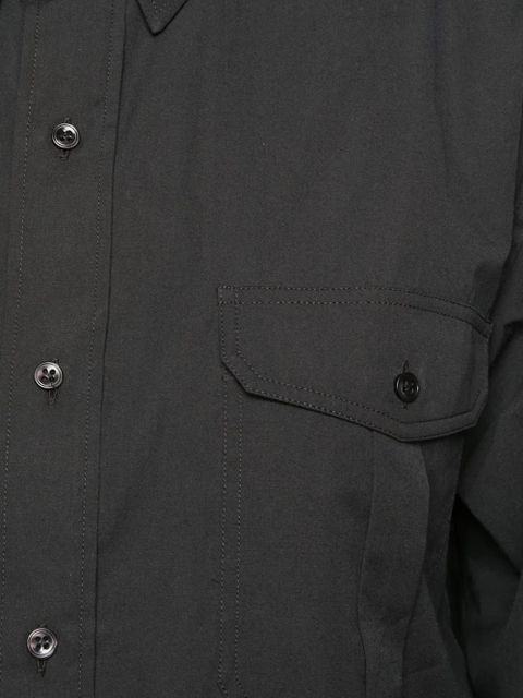 WARDROBE.NYC Release 03 tailored poplin shirt - Black