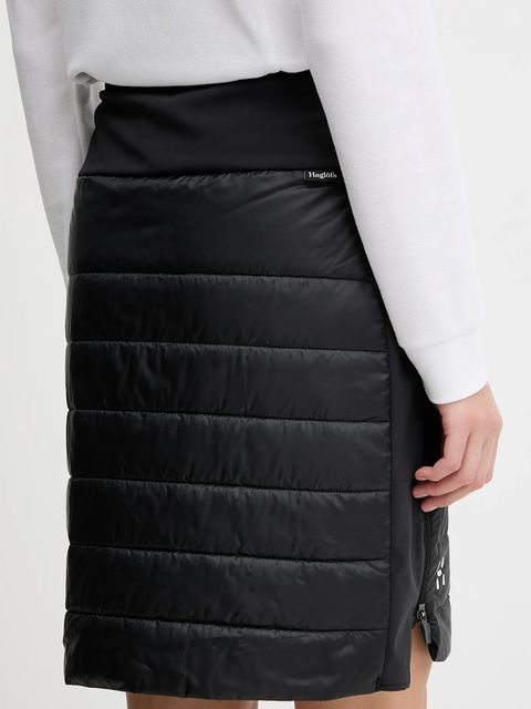 Haglöfs spódnica sportowa Mimic II kolor czarny mini prosta 608116