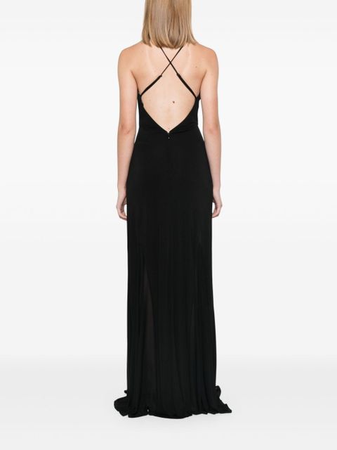 STAUD Fleur gown - Black