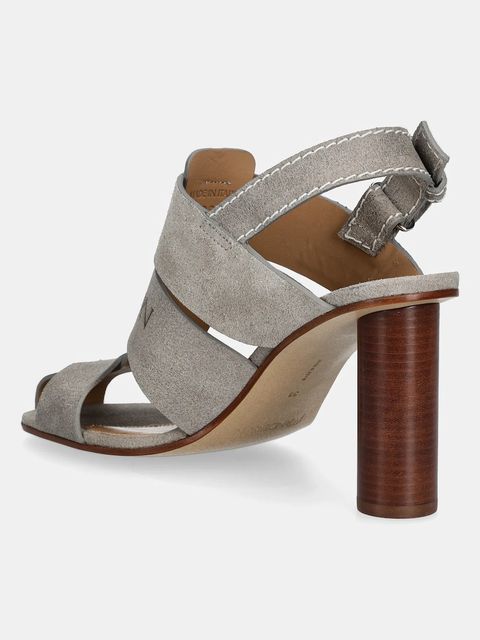 JW Anderson sandały zamszowe kolor szary SN0097 LA0359 929 - zdjęcie produktu nr 2