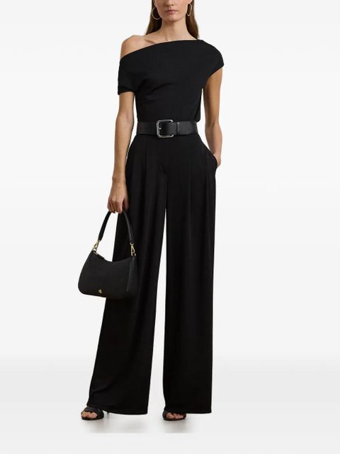 Lauren Ralph Lauren pleated wide-leg trousers - Black - zdjęcie produktu nr 2