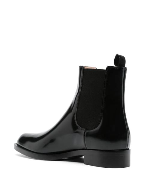 Gianvito Rossi 25mm leather Chelsea boots - Black - zdjęcie produktu nr 2