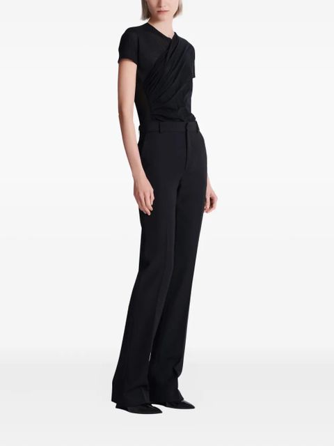 Balmain flared trousers - Black