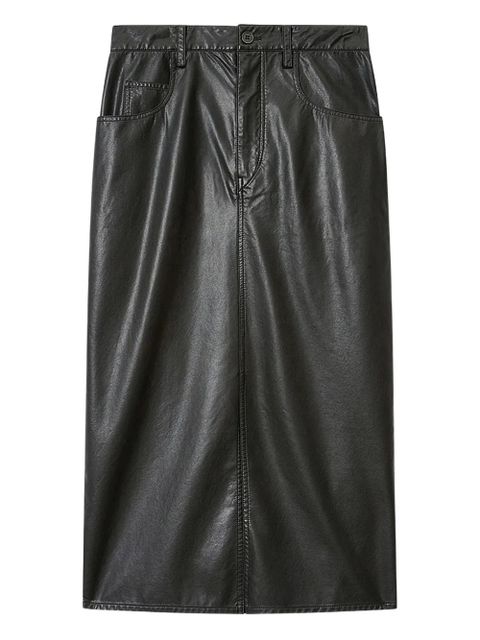 MARANT ÉTOILE Nilauria pocket midi skirt - Black - zdjęcie produktu nr 1