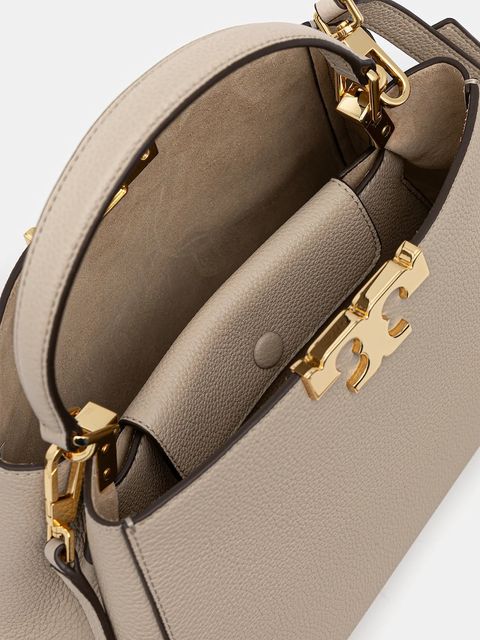 Tory Burch torebka skórzana Eleanor Soft Medium kolor beżowy 177217.250