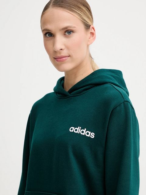 adidas komplet Leisure damski kolor zielony JX0475