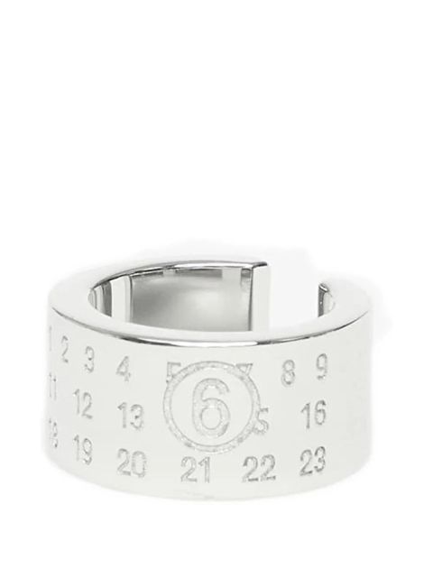 MM6 Maison Margiela Numeric ear cuff - Silver - zdjęcie produktu nr 1