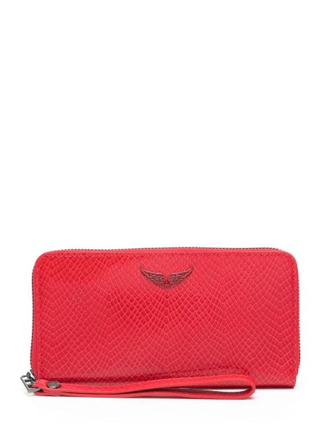 Zadig&Voltaire Compagnon logo-plaque wallet - Red - zdjęcie produktu nr 1