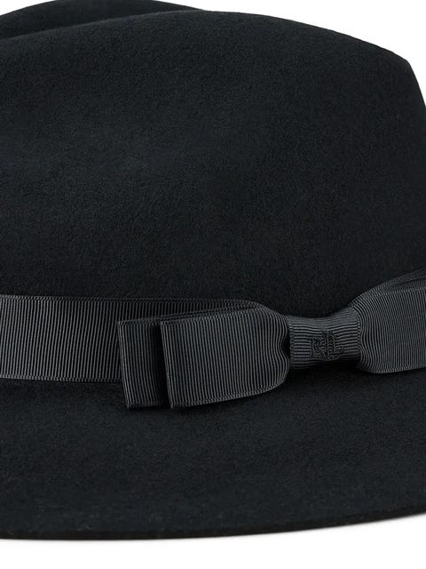 Lauren Ralph Lauren kapelusz wełniany kolor czarny 454P04549