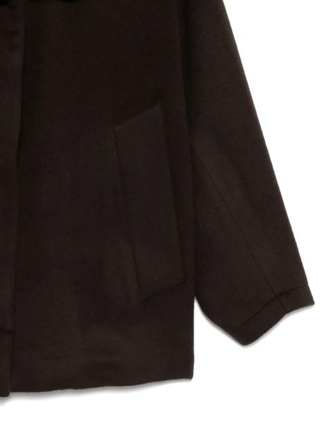 Alysi wool caban coat - Brown