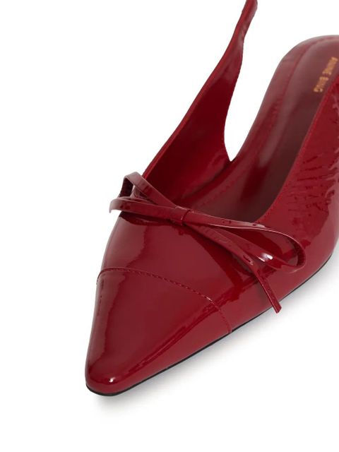 ANINE BING Zoey slingback pumps - Red