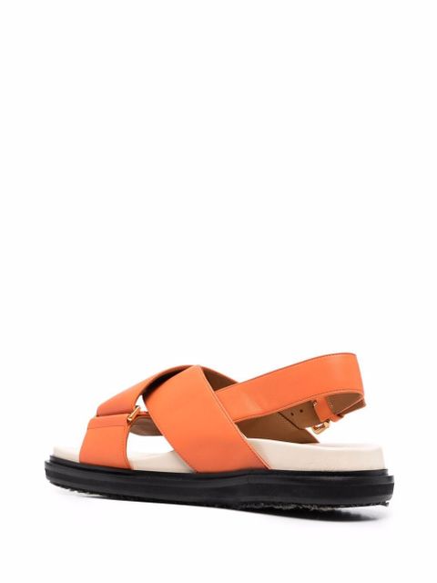 Marni Fussbett sandals - Orange