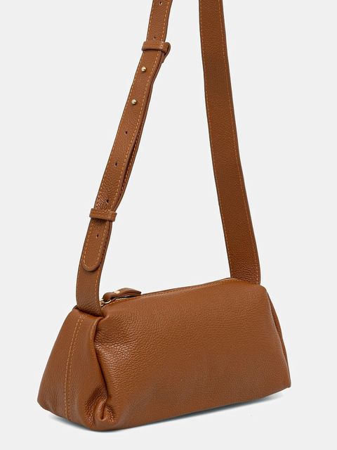 Answear.LAB torebka skórzana kolor brązowy - zdjęcie produktu nr 2