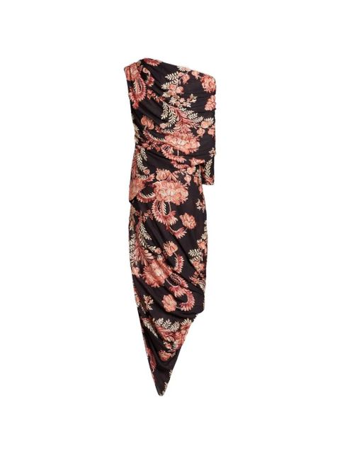 ETRO printed one-shoulder dress - Black - zdjęcie produktu nr 1
