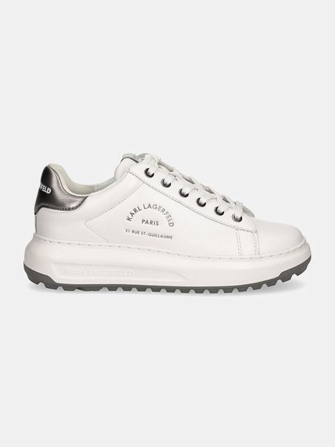 Karl Lagerfeld sneakersy skórzane KAPRI kolor biały KL67538 - zdjęcie produktu nr 2
