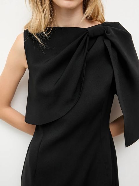 Answear.LAB sukienka kolor czarny mini rozkloszowana