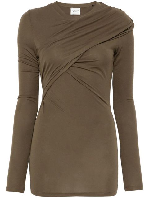 MARANT ÉTOILE Dressi top - Green - zdjęcie produktu nr 1