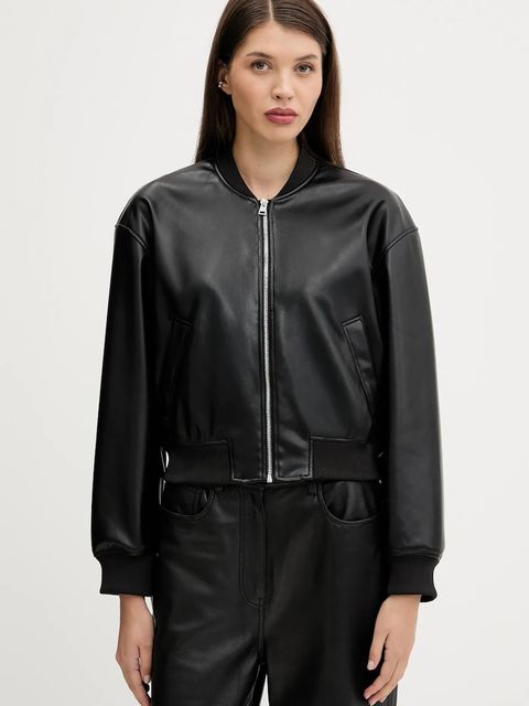 Hugo Blue kurtka bomber kolor czarny przejściowa 50542178 - zdjęcie produktu nr 1