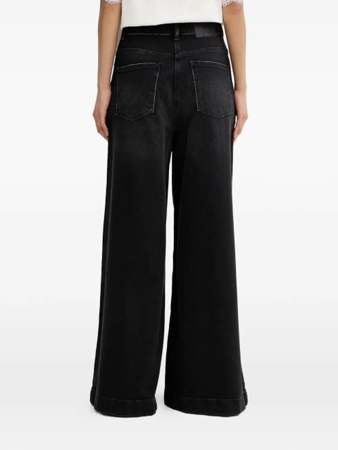 TWINSET wide-leg jeans - Black