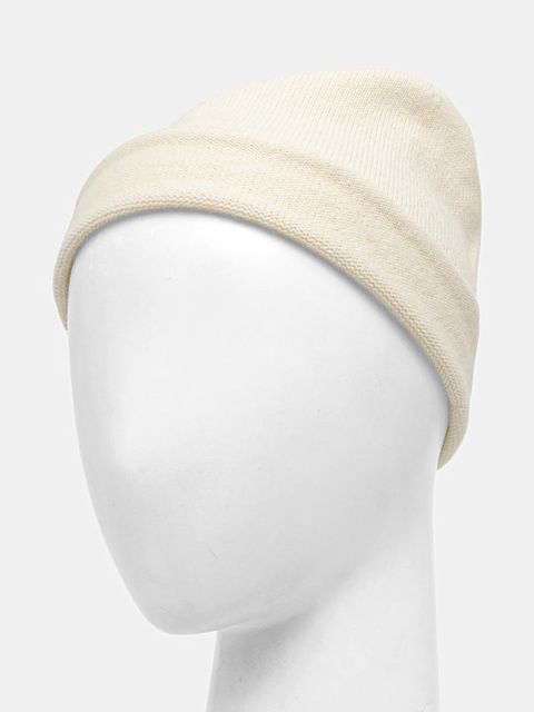 Answear.LAB czapka wełniana kolor beżowy - zdjęcie produktu nr 2