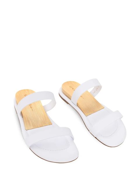 Casadei leather sandals - White