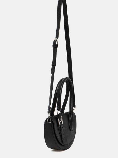 Silvian Heach torebka skórzana SPAGNOLI kolor czarny RCP25020BO - zdjęcie produktu nr 2