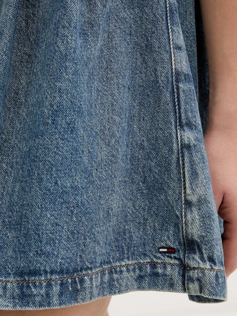 Tommy Jeans sukienka jeansowa kolor niebieski mini rozkloszowana DW0DW22001