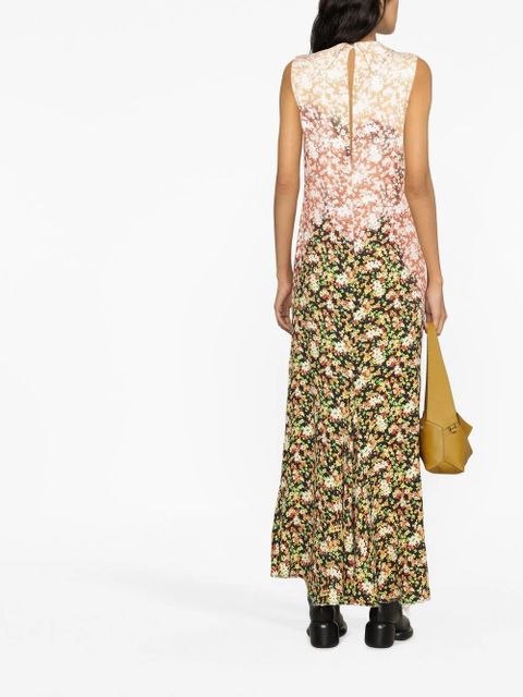 Marni floral-print maxi dress - Black