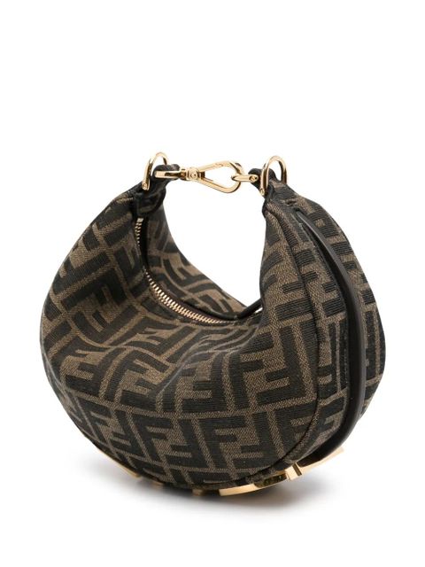 FENDI mini Fendigraphy shoulder bag - Brown
