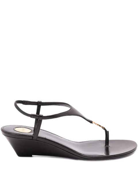 Saint Laurent leather sandals - Black - zdjęcie produktu nr 1