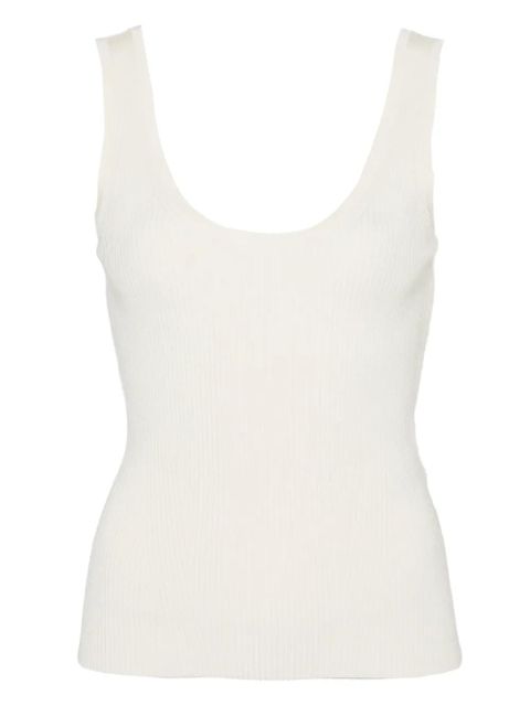 ZIMMERMANN scoop-neck ribbed tank top - Neutrals - zdjęcie produktu nr 1