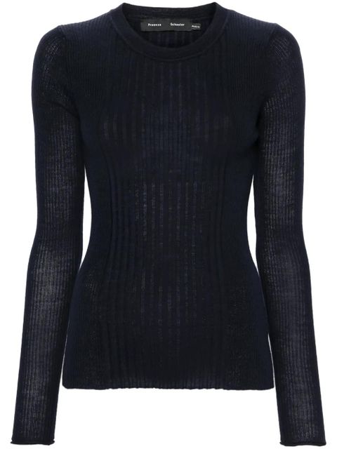 Proenza Schouler Cassidy sweater - Blue - zdjęcie produktu nr 1