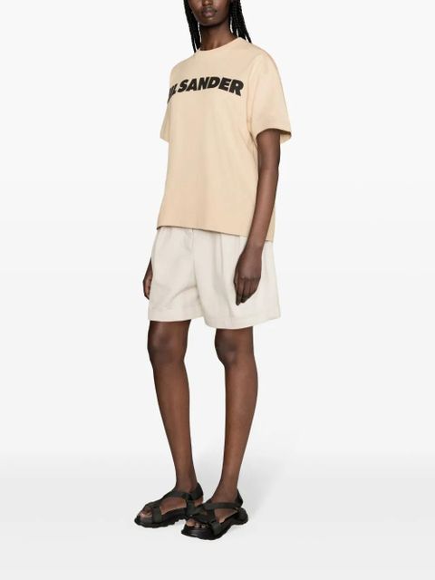 Jil Sander logo-print cotton T-shirt - Neutrals